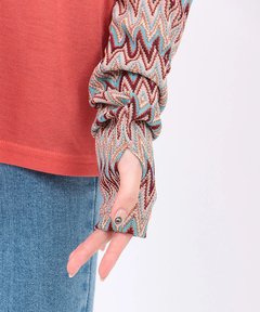 チチカカ |クシュクシュスリーブシアーTシャツ