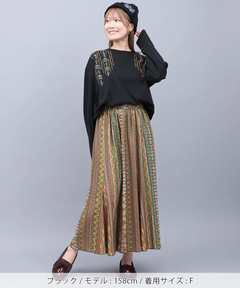 チチカカ |チマヨステッチロングTシャツ