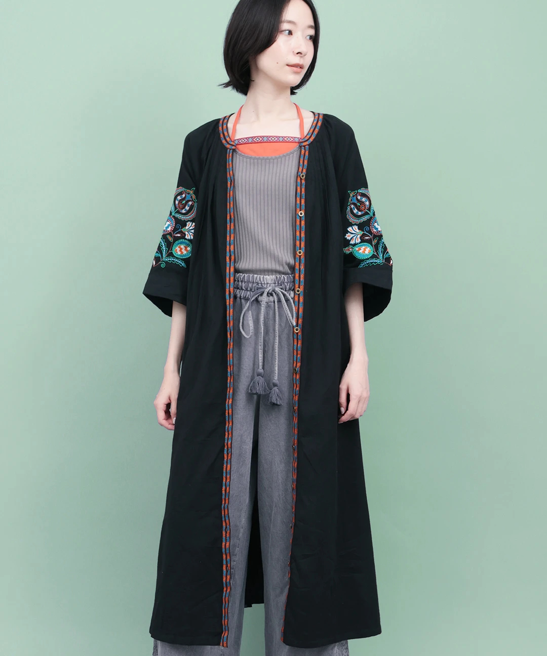 Rico スザニ刺繍モチーフワンピース / ワンピース | エスニック