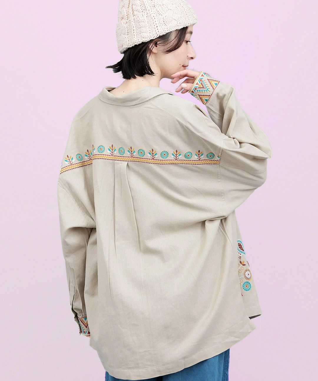 Rico カンタ刺繍モチーフシャツ / シャツ・ブラウス | エスニック