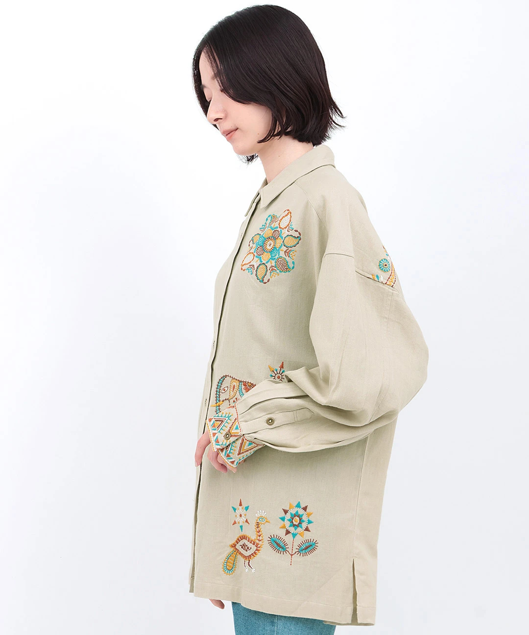 Rico カンタ刺繍モチーフシャツ / シャツ・ブラウス | エスニック