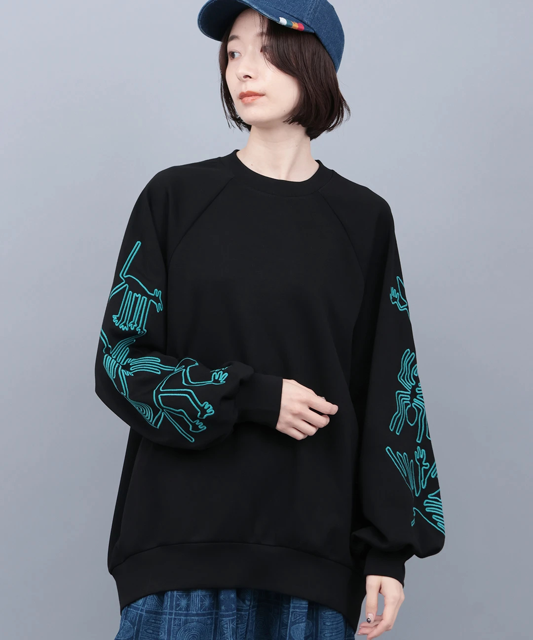 ナスカ刺繍スリーブプルオーバー / スウェット・パーカー | エスニック