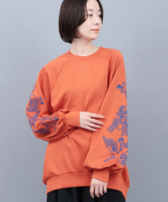 チチカカ |ナスカ刺繍スリーブプルオーバー