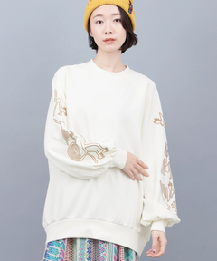 チチカカ |ナスカ刺繍スリーブプルオーバー