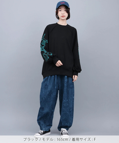 チチカカ |ナスカ刺繍スリーブプルオーバー