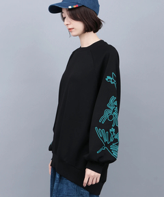 チチカカ |ナスカ刺繍スリーブプルオーバー