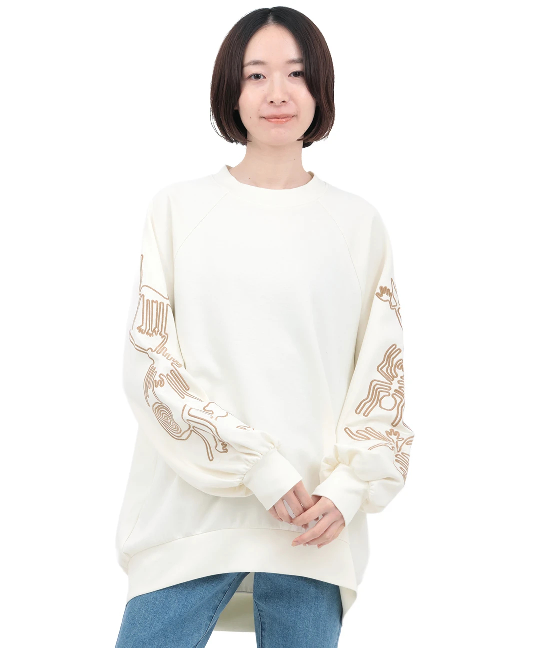 ナスカ刺繍スリーブプルオーバー / スウェット・パーカー | エスニック