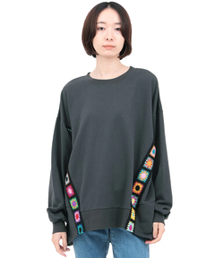 チチカカ |クロシェテープスウェットプルオーバー