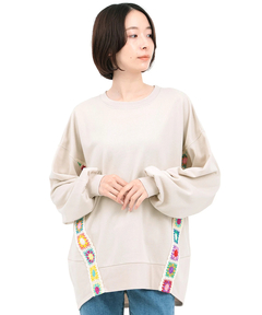 チチカカ |クロシェテープスウェットプルオーバー