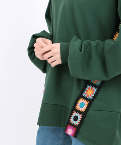 チチカカ |クロシェテープスウェットプルオーバー