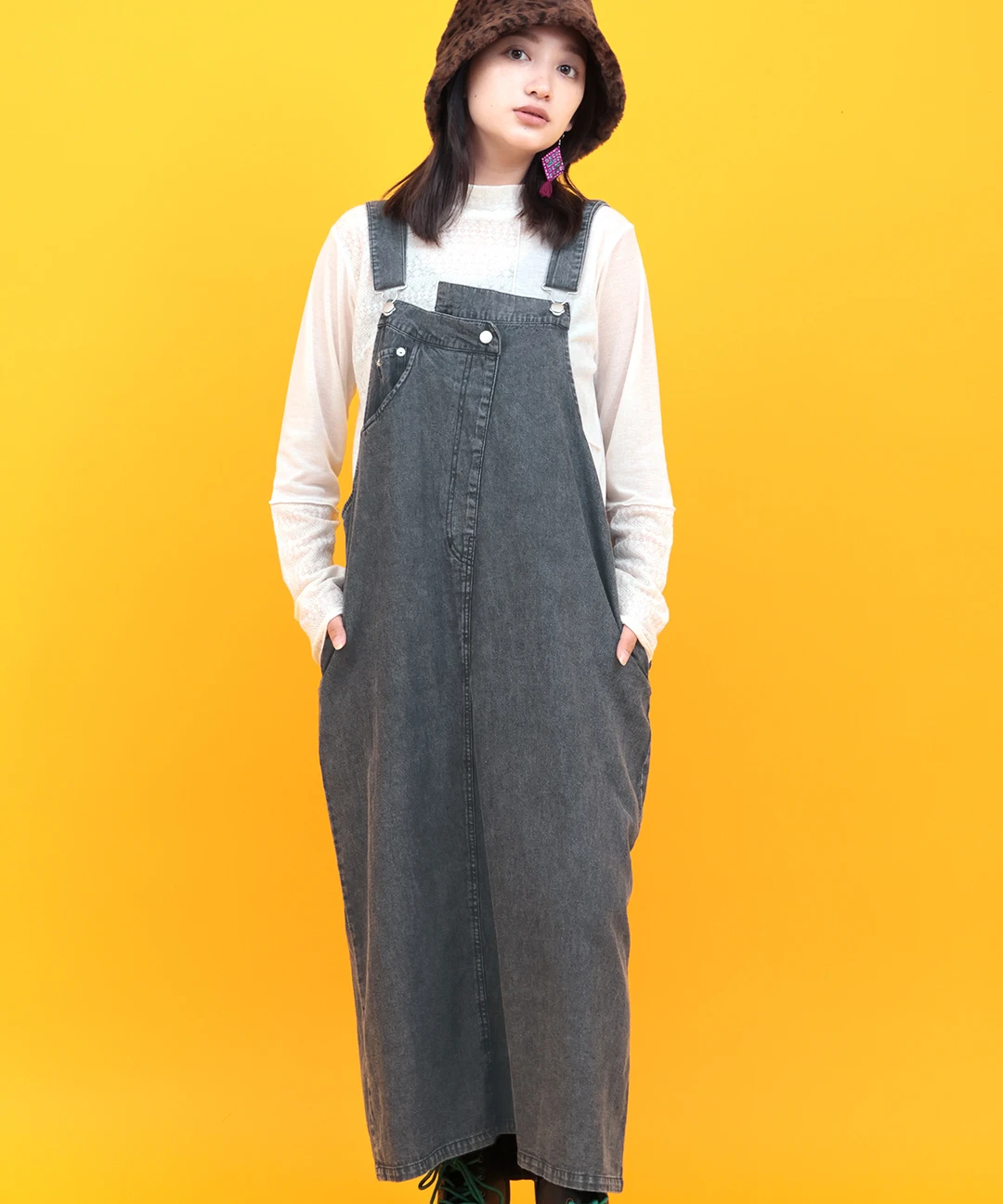 Orale! ケミカルデニムサロペットスカート / サロペット