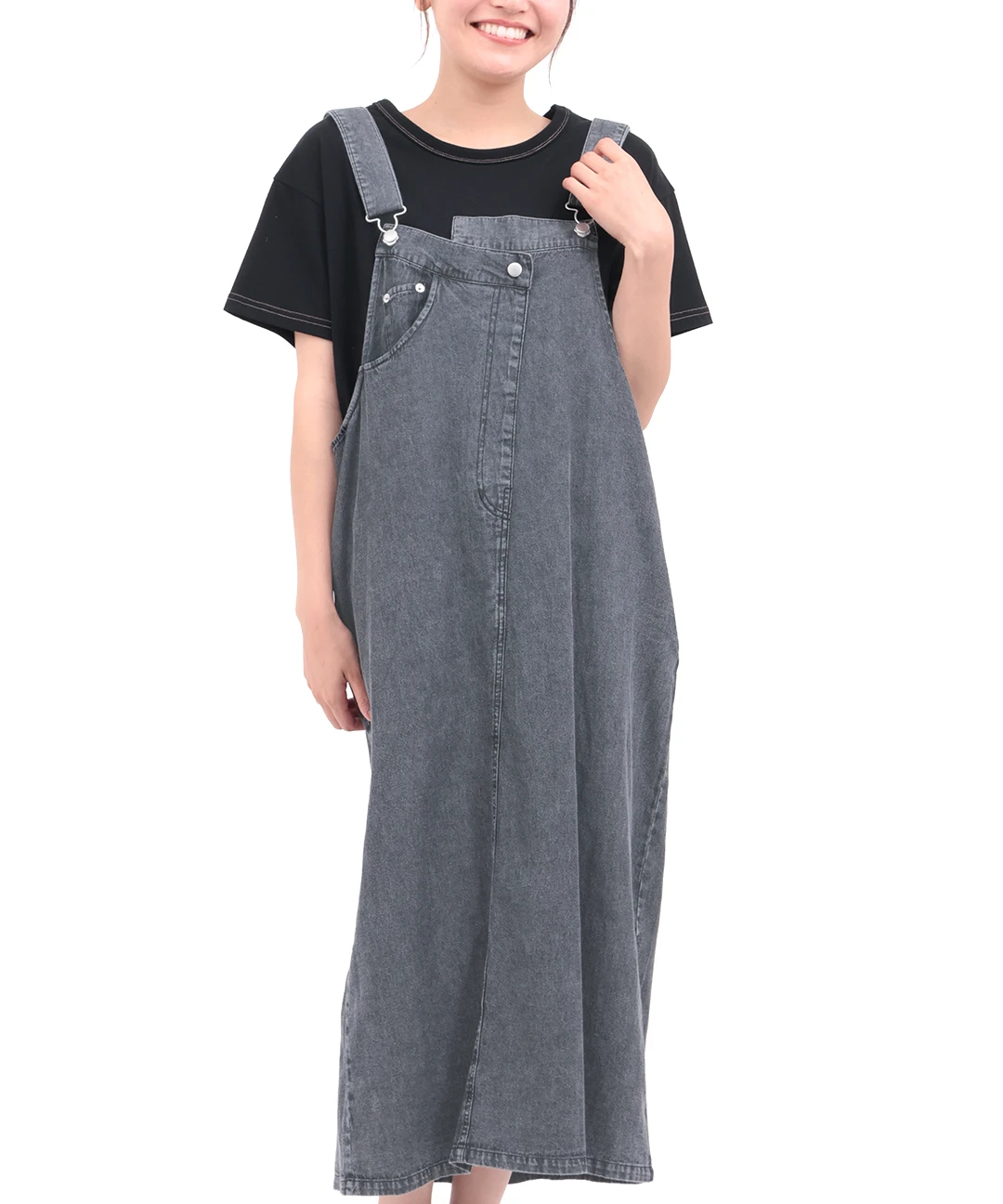 新品ムドカ/mudoca その囲いの中でサロペットスカ―ト 新品ムドカ