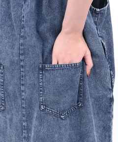 チチカカ |Orale! ケミカルデニムサロペットスカート