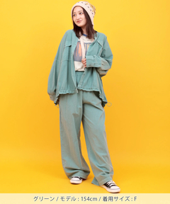 チチカカ |Orale! シアサッカーピグメントシャツ