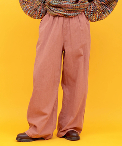 チチカカ |Orale! シアサッカーピグメントパンツ