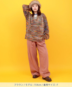 チチカカ |Orale! シアサッカーピグメントパンツ