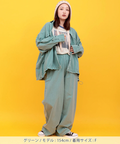 チチカカ |Orale! シアサッカーピグメントパンツ