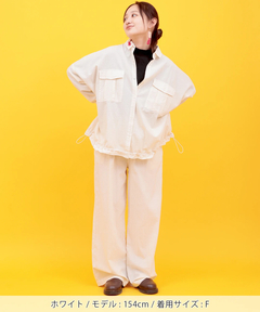 チチカカ |Orale! シアサッカーピグメントパンツ