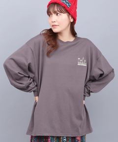 チチカカ |おばけアニマルバックプリントロングTシャツ