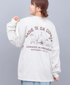 チチカカ |おばけアニマルバックプリントロングTシャツ