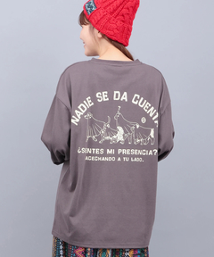 チチカカ |おばけアニマルバックプリントロングTシャツ