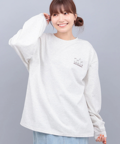 チチカカ |おばけアニマルバックプリントロングTシャツ