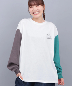 チチカカ |おばけアニマルバックプリントロングTシャツ