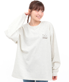 チチカカ |おばけアニマルバックプリントロングTシャツ