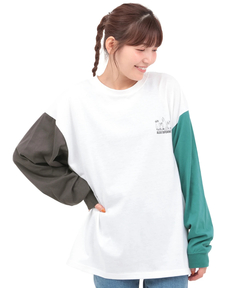 チチカカ |おばけアニマルバックプリントロングTシャツ