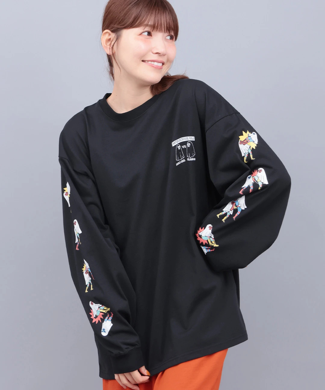 おばけルチャプリントロングTシャツ / Tシャツ・カットソー