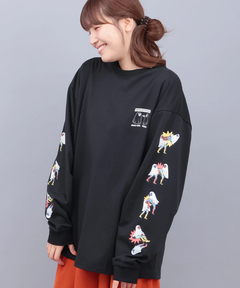 チチカカ |おばけルチャプリントロングTシャツ