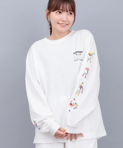 チチカカ |おばけルチャプリントロングTシャツ