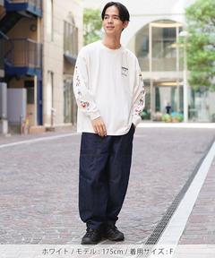 チチカカ |おばけルチャプリントロングTシャツ