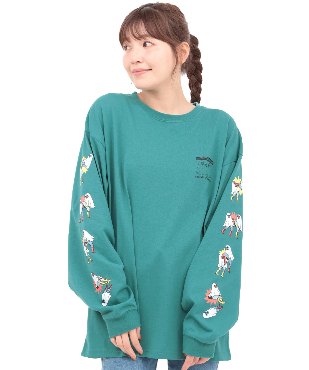 おばけルチャプリントロングTシャツ / Tシャツ・カットソー