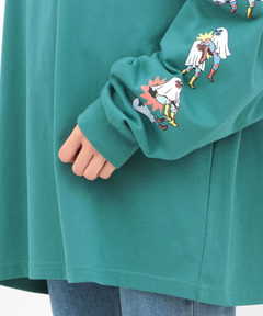 チチカカ |おばけルチャプリントロングTシャツ