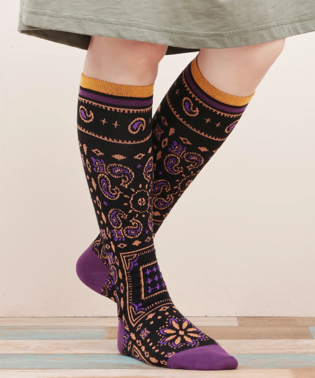 ゴジラ+LACOSTEラコステ 靴下+バンダナ+ギフトセット ギフト 靴下 バンダナ