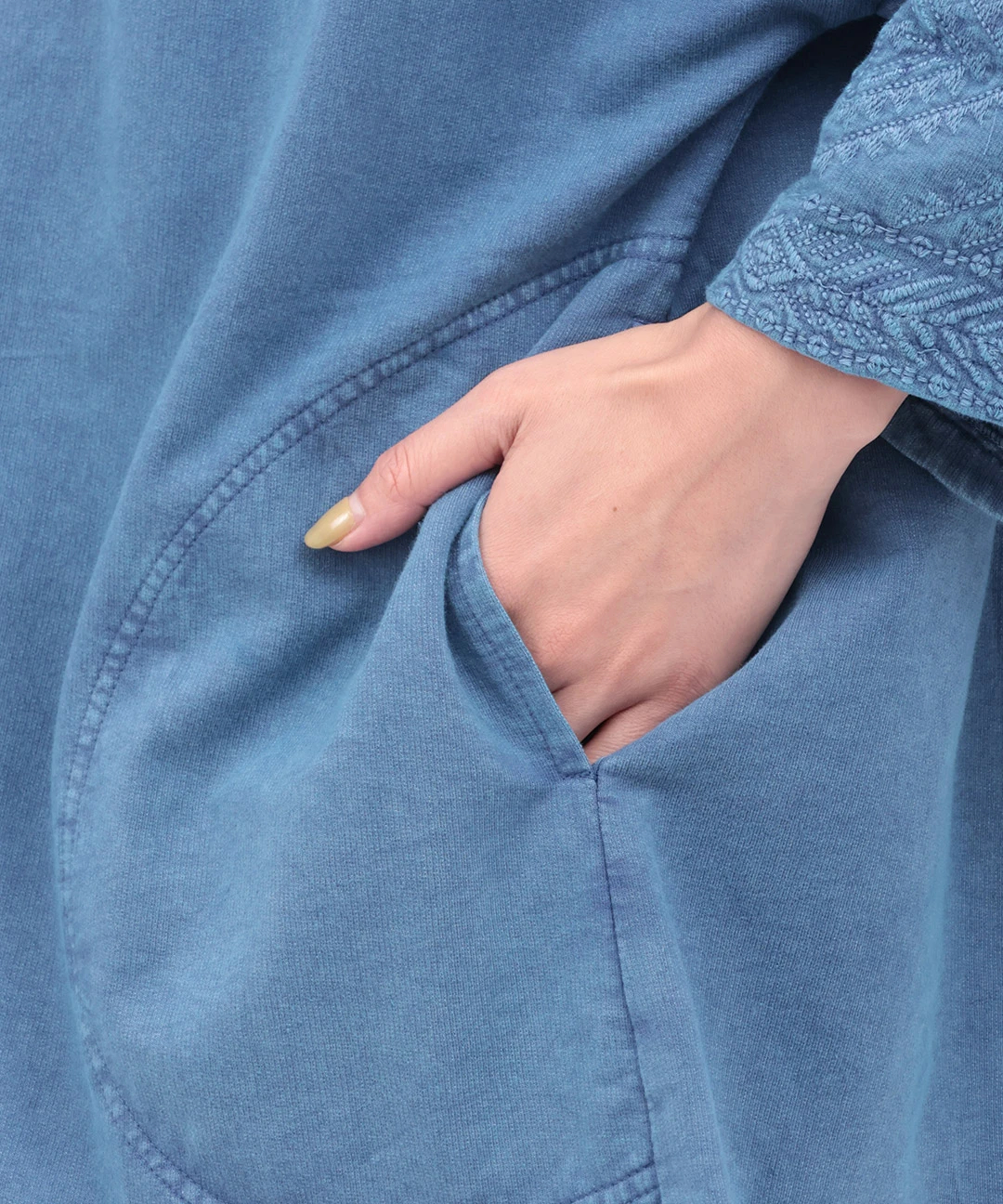 Rico アシッドウォッシュスウェットカーディガン / カーディガン