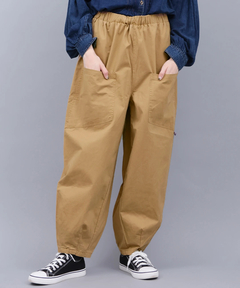 チチカカ |ウォッシュ加工タックカーブパンツ