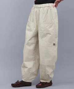 チチカカ |ウォッシュ加工タックカーブパンツ