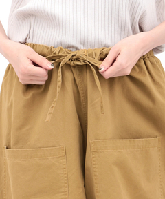 チチカカ |ウォッシュ加工タックカーブパンツ