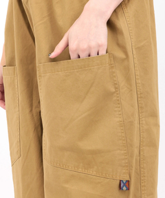 チチカカ |ウォッシュ加工タックカーブパンツ