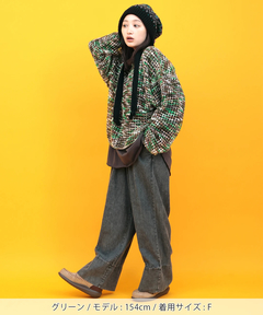 チチカカ |Orale! モヘアタッチメッシュニット プルオーバー