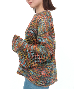 チチカカ |Orale! モヘアタッチメッシュニット プルオーバー