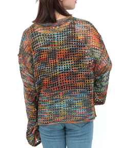 チチカカ |Orale! モヘアタッチメッシュニット プルオーバー