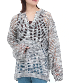 チチカカ |Orale! モヘアタッチアノラックメッシュニットプルオーバー