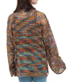 チチカカ |Orale! モヘアタッチアノラックメッシュニットプルオーバー