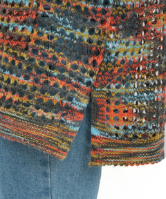 チチカカ |Orale! モヘアタッチアノラックメッシュニットプルオーバー