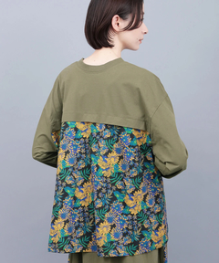 チチカカ |ドライ軽量ストレッチUV切替プルオーバー