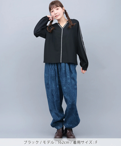 チチカカ |キカ刺繍スキッパーブラウス