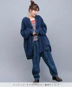チチカカ |インディゴボイルシアーチュニック